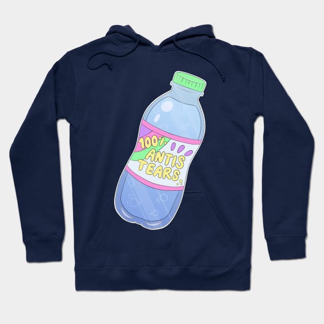 100% bottled Antis Tears Hoodie by Veggie-Queen